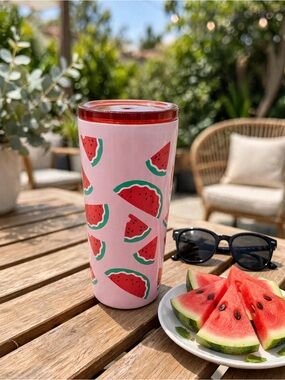 Indigo Watermelon Cold Cup Tumbler